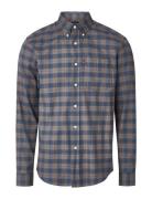 Casual Check Flannel B.d Shirt Tops Shirts Casual Brown Lexington Clothing