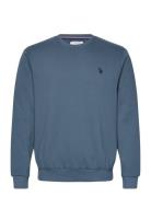 Uspa Sweat O Neck Adler Men Tops Sweatshirts & Hoodies Sweatshirts Blue U.S. Polo Assn.