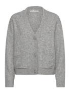 Pzastra Short Cardigan Tops Knitwear Cardigans Grey Pulz Jeans