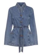 Fitted Denim Jacket Jakke Denimjakke Blue REMAIN Birger Christensen