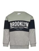 Nmmvemil Ls Nreg Sweat Bru Tops Sweatshirts & Hoodies Sweatshirts Grey Name It