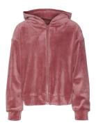 Vmathena Ls Zip Hoodie Jrs Girl Tops Sweatshirts & Hoodies Hoodies Pink Vero Moda Girl