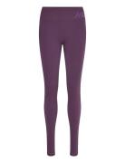 Hmlte Christel Seamless Mw Tights Sport Running-training Tights Seamless Tights Burgundy Hummel