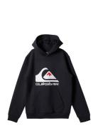 Big Logo Hoodie Youth Tops Sweatshirts & Hoodies Hoodies Black Quiksilver