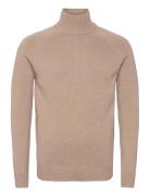 Bs Barbeau Regular Fit Knitwear Tops Knitwear Turtlenecks Beige Bruun & Stengade