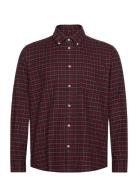 Kent Check Shirt 2.0 Tops Shirts Casual Red Les Deux