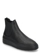 Cph91 Leather Black Shoes Boots Ankle Boots Ankle Boots Flat Heel Black Copenhagen Studios