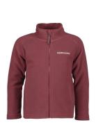 Monte Kids Fz 10 Sport Fleece Outerwear Fleece Jackets Burgundy Didriksons