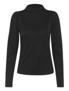 Karobin Blouse Tops Blouses Long-sleeved Black Kaffe