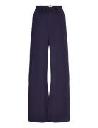 Rodebjer Petiso Drape Bottoms Trousers Wide Leg Navy RODEBJER