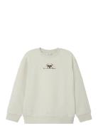 Nkmnakrave Ls Rlx Sweat Bru Tops Sweatshirts & Hoodies Sweatshirts Cream Name It