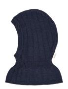 Rib Knitted Balaclava In Merino Wool Accessories Headwear Balaclava Navy Copenhagen Colors