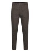 Slhslim-Reed Wool Trs Noos Bottoms Trousers Formal Brown Selected Homme