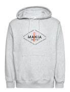 Seaside Hooded Sweatshirt Tops Sweatshirts & Hoodies Hoodies Grey Makia