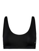 Nike W Scoop Neck Bikini Top Swimwear Bikinis Bikini Tops Bandeau Bikinitops Black NIKE SWIM