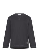 Regular Basic Longsleeve Tops T-shirts Long-sleeved T-Skjorte Grey Tom Tailor