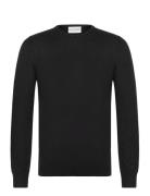 Bs Uranus Regular Fit Knitwear Tops Knitwear V-necks Black Bruun & Stengade