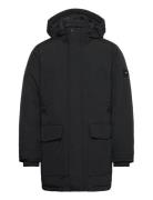 Rockie Down Parka Parka Jakke Black Tommy Hilfiger