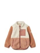 Nolan Pile Jacket Outerwear Fleece Outerwear Fleece Jackets Beige Liewood