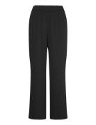 Cc Heart Mabel Trousers Bottoms Trousers Straight Leg Black Coster Copenhagen