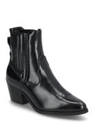 Onltoby-1 Pu Cowboy Boot - Noos Shoes Boots Ankle Boots Ankle Boots With Heel Black ONLY