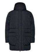 Long Puffer Jacket Parka Jakke Black Lee Jeans