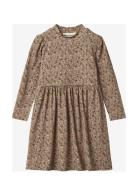 Kelly Ls Dress Dresses & Skirts Dresses Casual Dresses Long-sleeved Casual Dresses Brown Fliink