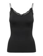 Onlvicky Lace Basic Seamless Top Acc Tops T-shirts & Tops Sleeveless Black ONLY