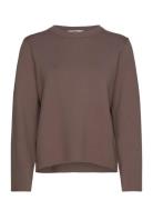 Objreynard Square Sleeve O-Neck Noos Tops Knitwear Jumpers Brown Object