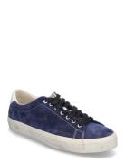 Longwood Distressed Suede Sneaker Low-top Sneakers Navy Polo Ralph Lauren