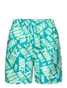 Nike B 4" Volley Short Tossed Block Badeshorts Green NIKE SWIM