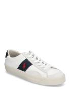 Sayer Leather-Suede Sneaker Low-top Sneakers White Polo Ralph Lauren