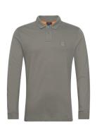 Passerby Tops Polos Long-sleeved Grey BOSS