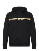 Authentic Hoodie Tops Sweatshirts & Hoodies Hoodies Black BOSS