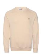 Exeter River Brushed Back Crew Sweatshirt Angora Designers Sweatshirts & Hoodies Sweatshirts Beige Timberland