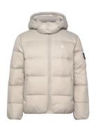 Essentials Down Jacket Foret Jakke Beige Calvin Klein Jeans