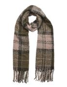 Barbour Saltburn Be/Sc Accessories Scarves Winter Scarves Green Barbour