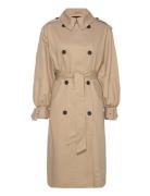 Colonia Trenchcoat Frakke Beige Desigual