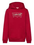 Levi's® Rope Batwing Pullover Hoodie Tops Sweatshirts & Hoodies Hoodies Red Levi's