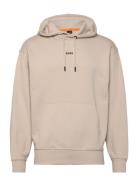 Wesmallhood Tops Sweatshirts & Hoodies Hoodies Beige BOSS