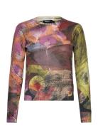 Camo Petals La Tops Knitwear Jumpers Multi/patterned Desigual