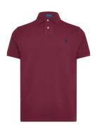 The Iconic Mesh Polo Shirt Designers Knitwear Short Sleeve Knitted Polos Burgundy Polo Ralph Lauren