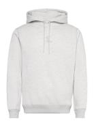 Monologo Hoodie Tops Sweatshirts & Hoodies Hoodies Grey Calvin Klein Jeans