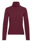 T-Shirts Long Sleeve Tops T-shirts & Tops Long-sleeved Burgundy Marc O'Polo