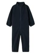 Nmnspektra Fleece Suit Fo Outerwear Fleece Outerwear Fleece Suits Navy Name It