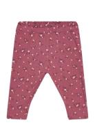 Pants Aop Bottoms Leggings Pink Minymo