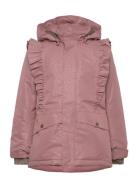 Jacket W. Frills Outerwear Jackets & Coats Winter Jackets Pink En Fant