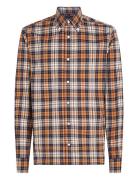 Flex Poplin Tommy Tartan Rf Shrt Tops Shirts Casual Multi/patterned Tommy Hilfiger