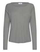 Lr-Any Tops T-shirts & Tops Long-sleeved Grey Levete Room