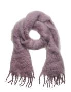 Aurora Kid Mohair Scarf Accessories Scarves Winter Scarves Purple Balmuir